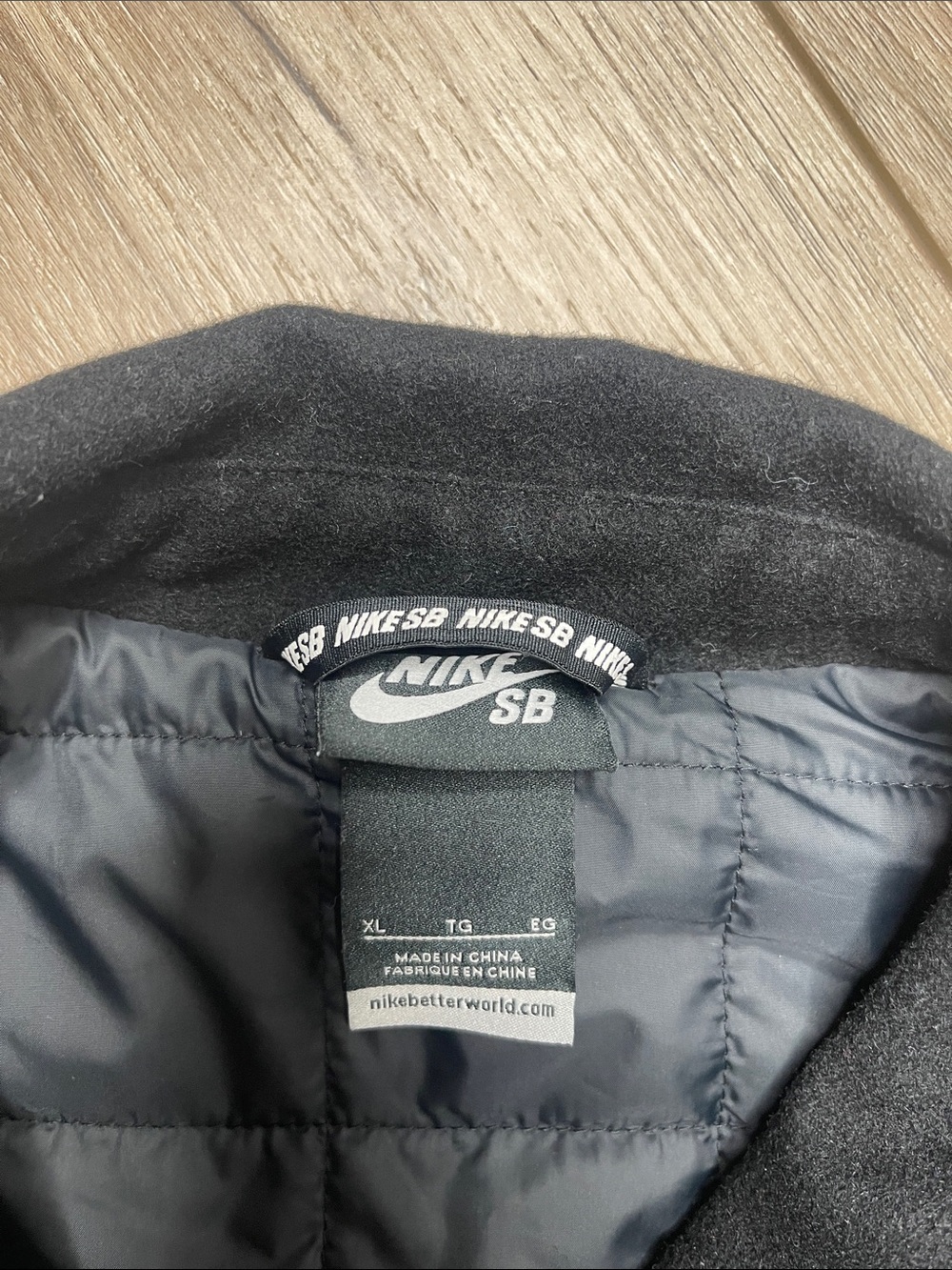 Nike Men's Warm Wool Blend Casual Jacket - Picture 5 of 13